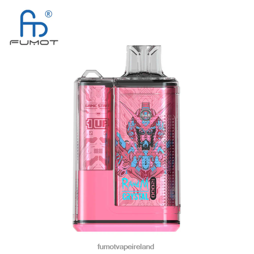 Fumot Crystal 20ML 12000 Disposable Vape Box (1 Piece) T6F626278 | Fumot Price Red Apple ice